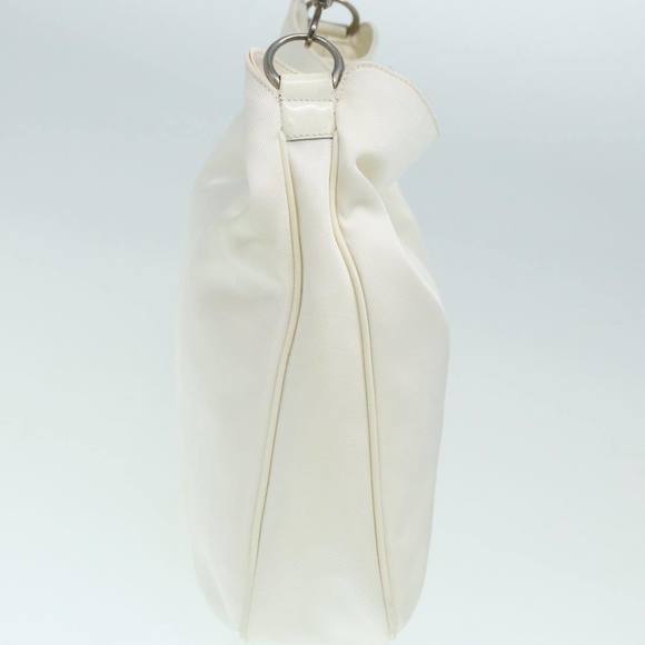 GUCCI Bamboo Hand Bag Canvas White 001 1705 1577 Auth 83496 - Picture 4 of 16